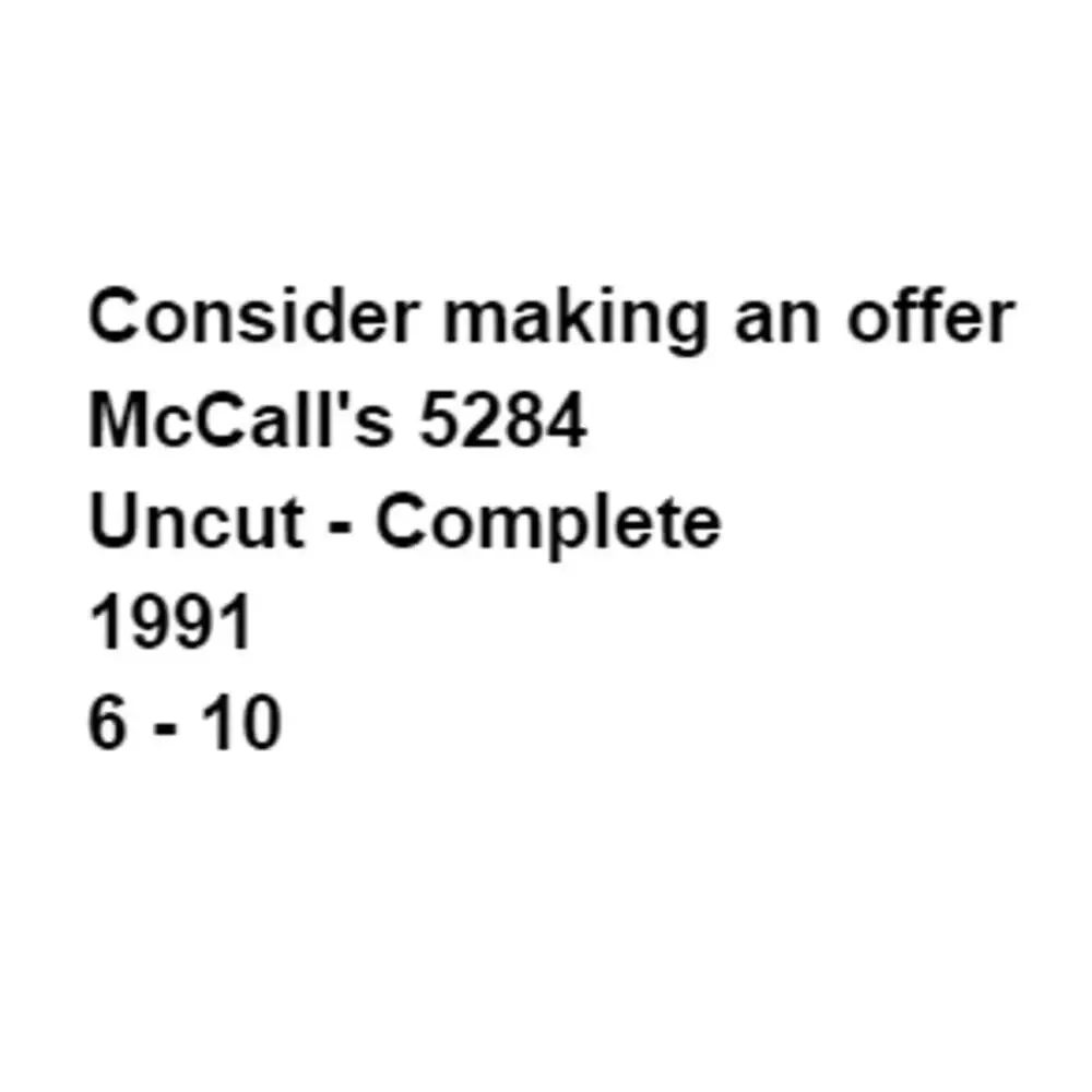 McCalls 5284 Dress Jumpsuit Romper Pattern 6-10 Miss Petite-able Side Pockets